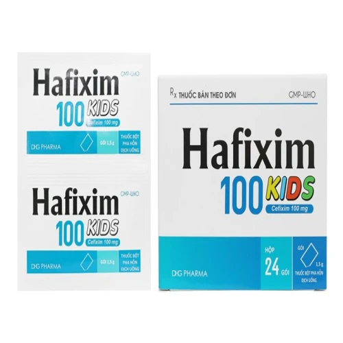 Hafixim 100 Kids - Thuốc trị nhiễm khuẩn hiệu quả của DHG Pharma