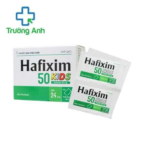 Hafixim 50 Kids DHG Pharma - Điều trị nhiễm khuẩn do các vi khuẩn nhạy cảm