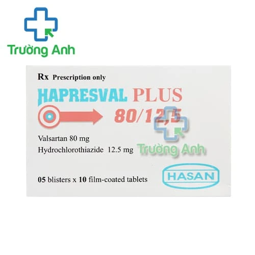 Hapresval plus 80/12,5 - Thuốc điều trị tăng huyết áp vô căn