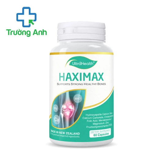 Haximax Ultra Health - Viên uống bổ sung canxi của New Zealand