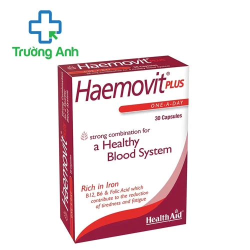 HealthAid Haemovit Plus - Hỗ trợ bổ sung sắt hiệu quả