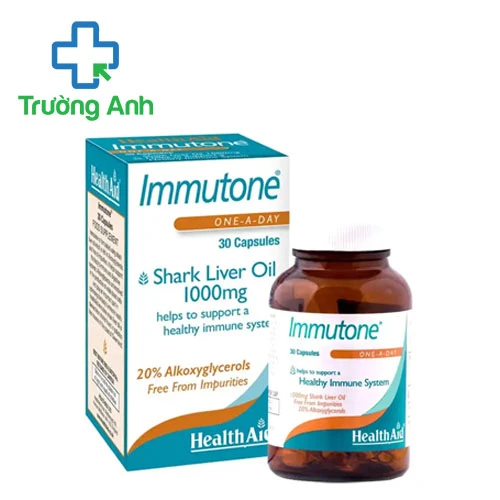 HealthAid Immutone Shark Liver Oil 1000mg - Giúp tăng cường miễn dịch