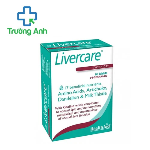 HealthAid LiverCare Tablets - Viên uống tăng cường chức năng gan của Anh