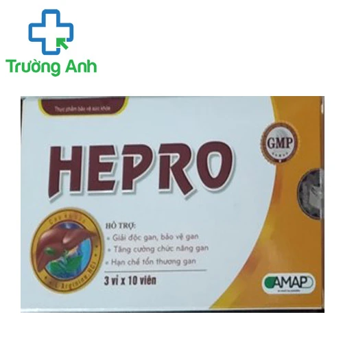 Hepro - Hỗ trợ tăng cường chức năng gan hiệu quả của AMAP Pharma