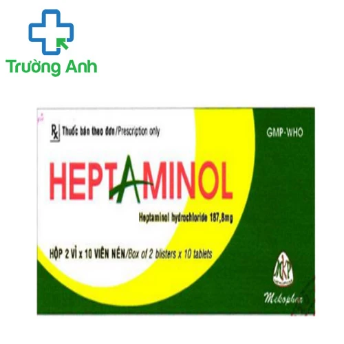 Heptaminol Mekophar - Thuốc trị tăng huyết áp và suy tim hiệu quả