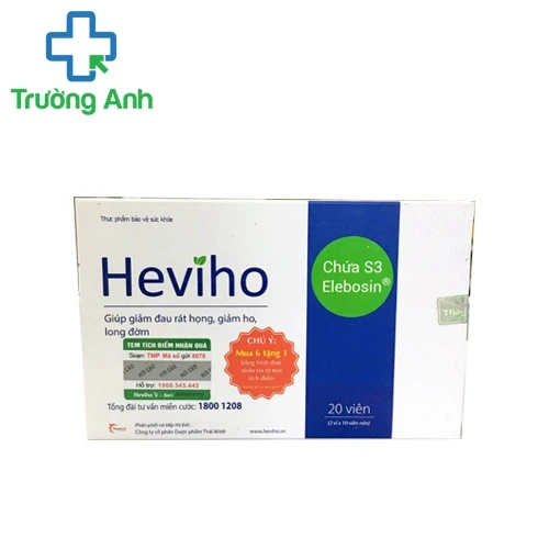 Heviho - Hỗ trợ giảm ho và long đờm hiệu quả