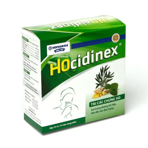 Hocidinex - Thuốc điều trị các chứng ho hiệu quả của HDPharma
