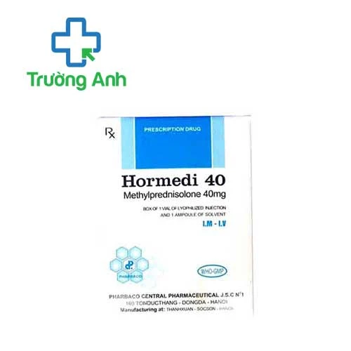 Hormedi 40 Pharbaco - Thuốc kháng viêm và dị ứng hiệu quả