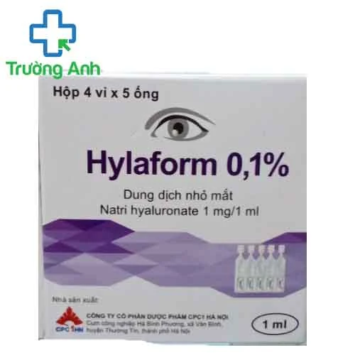 Hylaform 0,1% 1ml CPC1HN - Thuốc điều trị chứng khô mắt