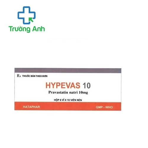 Hypevas 10 - Thuốc trị tăng cholesterol trong máu của Hataphar
