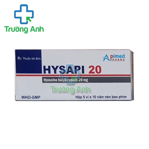 Hysapi 20 Apimed - Thuốc trị co thắt đường tiêu hóa hiệu quả