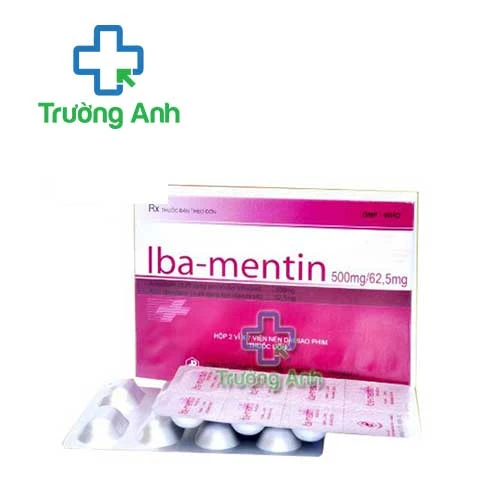 Iba-Mentin 500mg/62,5mg Pharbaco (viên) - Thuốc chống nhiễm khuẩn