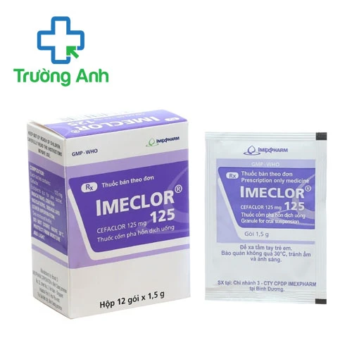 Imeclor 125 Imexpharm - Thuốc điều trị nhiễm khuẩn hiệu quả