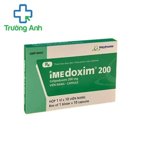 Imedoxim 200 Imexpharm - Thuốc kháng sinh trị nhiễm khuẩn 