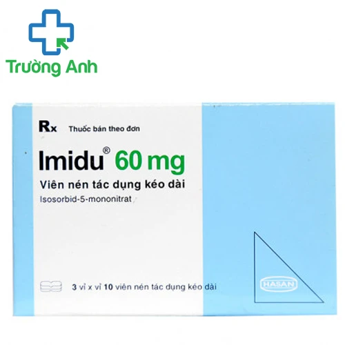 Imidu 60mg - Thuốc điều trị đau thắt ngực hiệu quả của Hasan