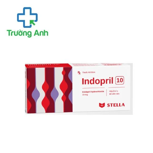 Indopril 10 Stella - Hỗ trợ điều trị tăng huyết áp
