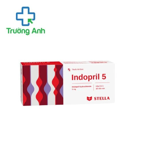 Indopril 5 Stella - Điều trị tăng huyết áp vô căn