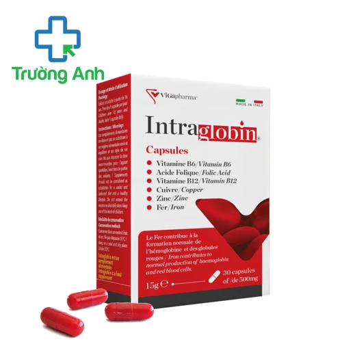 Intraglobin Plus (viên) - Giúp bổ máu hiệu quả của Ý