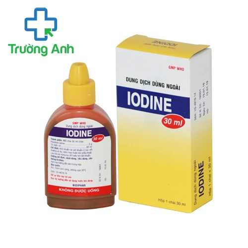 Iodine 30ml Bidiphar - Dung dịch sát khuẩn ngoài da hiệu quả