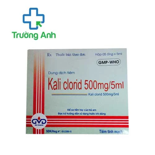 Kali clorid 500mg/5ml MD Pharco - Thuốc điều trị thiếu kali