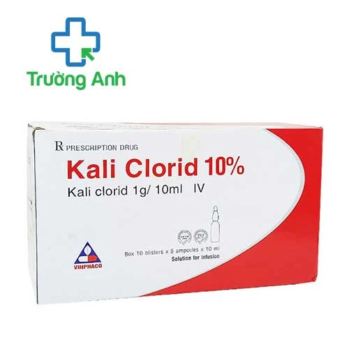 Kali Clorid 10% 1g/10ml Vinphaco - Thuốc bổ sung kali hiệu quả
