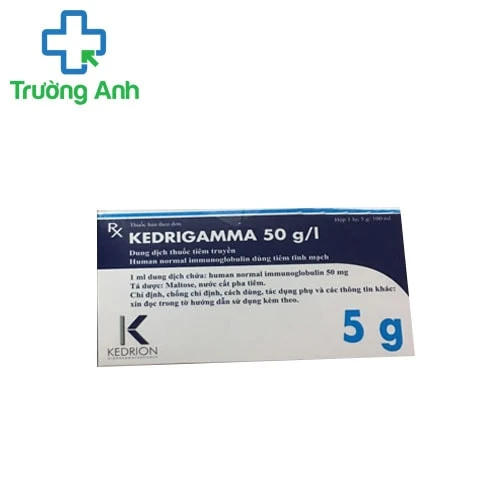 Kedrigamma 5g/100ml Kedrion - Thuốc tăng cường hệ miễn dịch của Italia