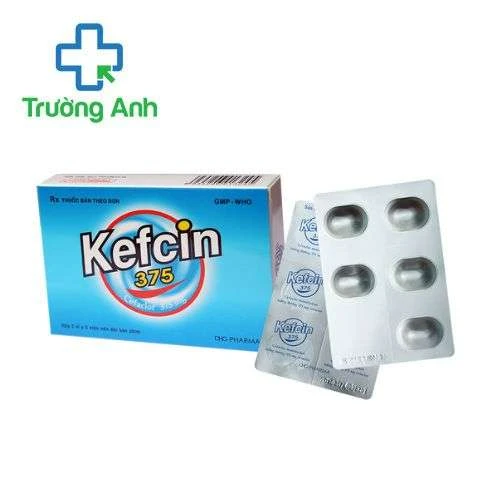Kefcin 375 DHG Pharma - Điều trị các nhiễm khuẩn đường hô hấp
