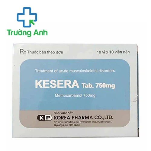 Kesera Tab. 750mg Korea Pharma - Thuốc giảm đau do co thắt cơ xương