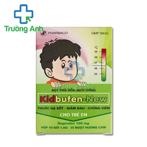 Kidbufen-New 100mg Pharbaco - Giúp giảm đau, chống viêm