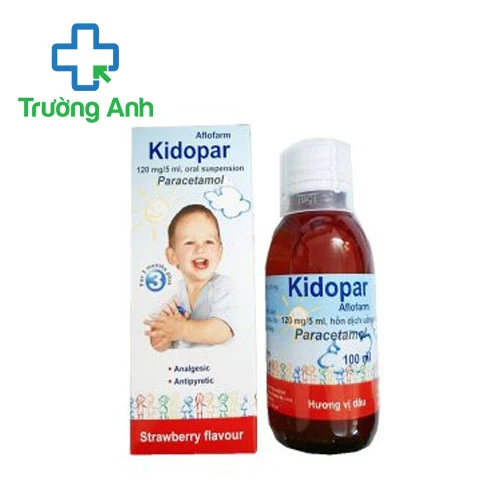 Kidopar - Thuốc giảm đau, hạ sốt hiệu quả cho trẻ em