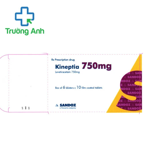 Kineptia 750mg Lek - Thuốc điều trị động kinh cục bộ 