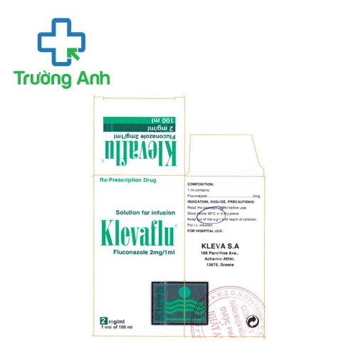 Klevaflu Sol.Inf 2mg/1ml Kleva Pharma - Thuốc trị nhiễm khuẩn