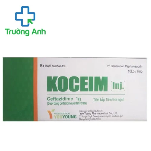 Koceim Inj - Thuốc điều trị nhiễm khuẩn hiệu quả của Hàn Quốc