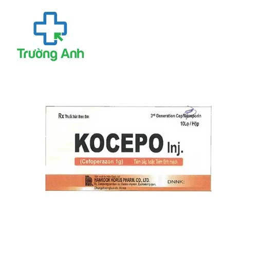 Kocepo Inj 1g Hankook - Thuốc điều trị nhiễm khuẩn của Hàn