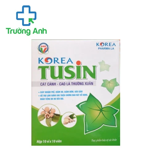 Korea Tusin Vinpharma - Giúp giảm triệu chứng đau rát họng, khàn tiếng