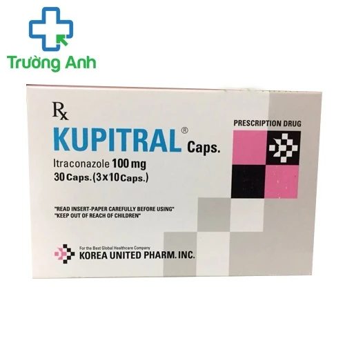 Kupitral 100mg Korea United Pharm - Thuốc trị nhiễm nấm hiệu quả