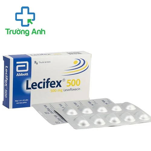 Lecifex 500 Glomed - Thuốc kháng sinh điều trị nhiễm khuẩn