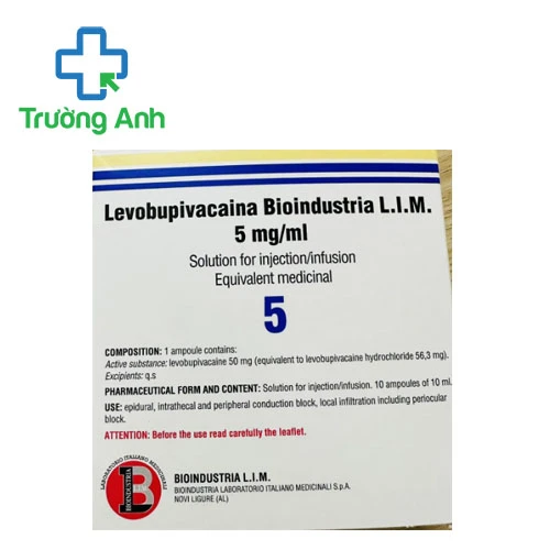 Levobupivacaina Bioindustria L.I.M - Thuốc gây tê của Ý