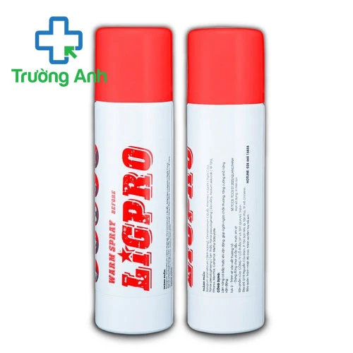 Ligpro Warm Spray Before 200ml Quang Thịnh Pharma - Xịt nóng cơ bắp