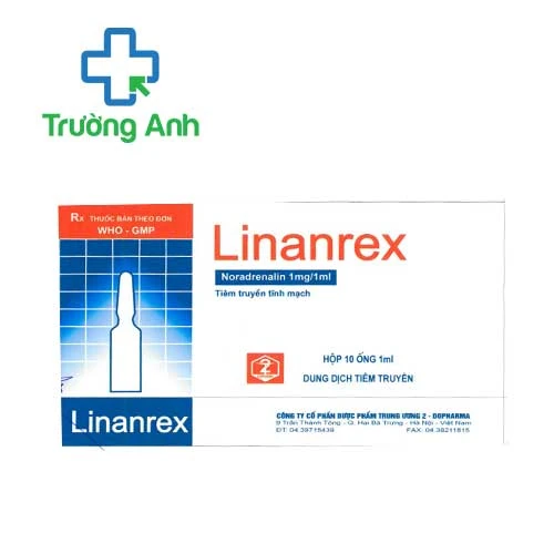 Linanrex 1mg/1ml Dopharma - Thuốc điều hòa huyết áp hiệu quả