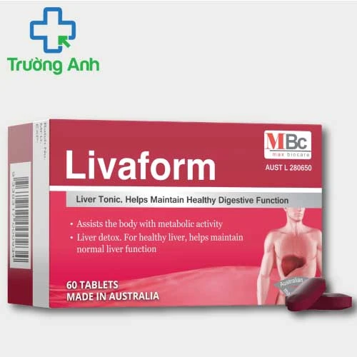 Livaform - Giúp hỗ trợ tăng cường chức năng gan của Úc