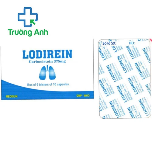 Lodirein - Thuốc điều trị rối loạn tiết dịch đường hô hấp hiệu quả