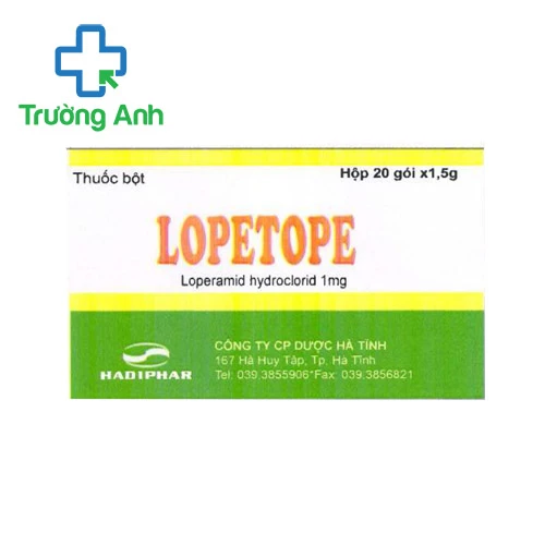 Lopetope Hadiphar - Thuốc phòng và điều trị tiêu chảy