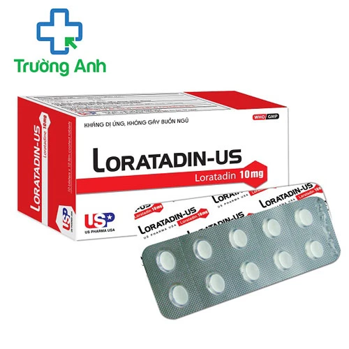 Loratadin USP - Thuốc điều trị viêm mũi dị ứng của US Pharma USA
