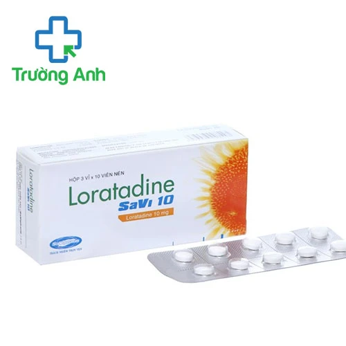 Loratadine SaVi 10 - Thuốc điều trị viêm mũi dị ứng, mày đay