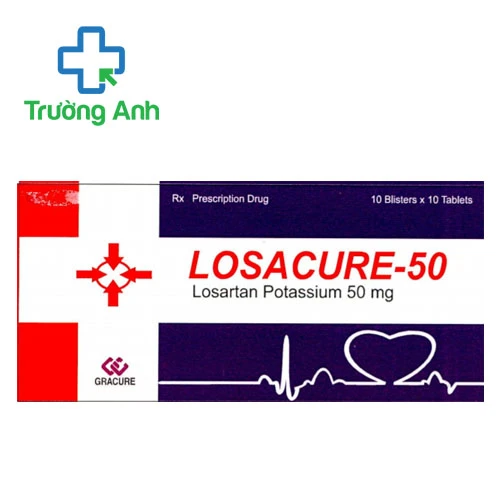 Losacure-50 - Thuốc điều trị tăng huyết áp của Gracure