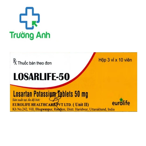 Losarlife 50 - Thuốc điều trị bệnh tăng huyết áp hiệu quả
