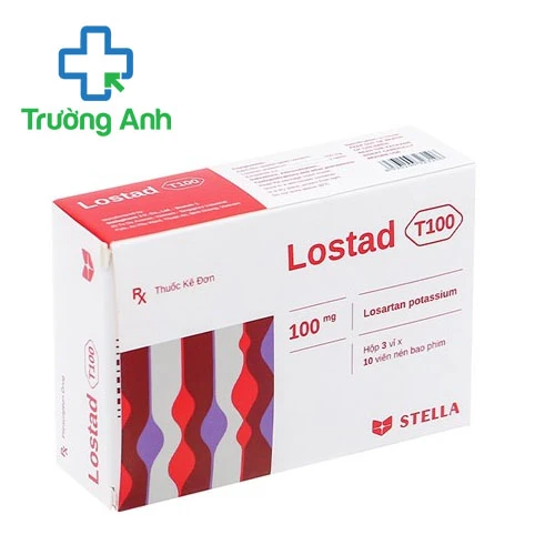 Lostad T100 Stada - Thuốc điều trị tăng huyết áp dạng uống