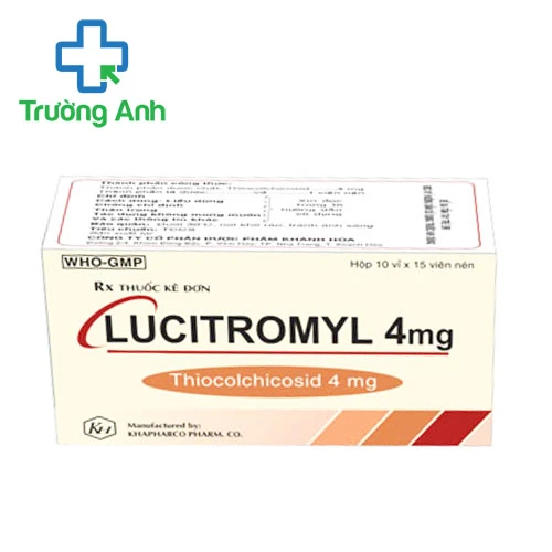 Lucitromyl 4mg Khapharco - Thuốc giãn cơ hiệu quả