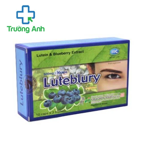 Luteblury - Hỗ trợ bổ sung các dưỡng chất dành cho mắt